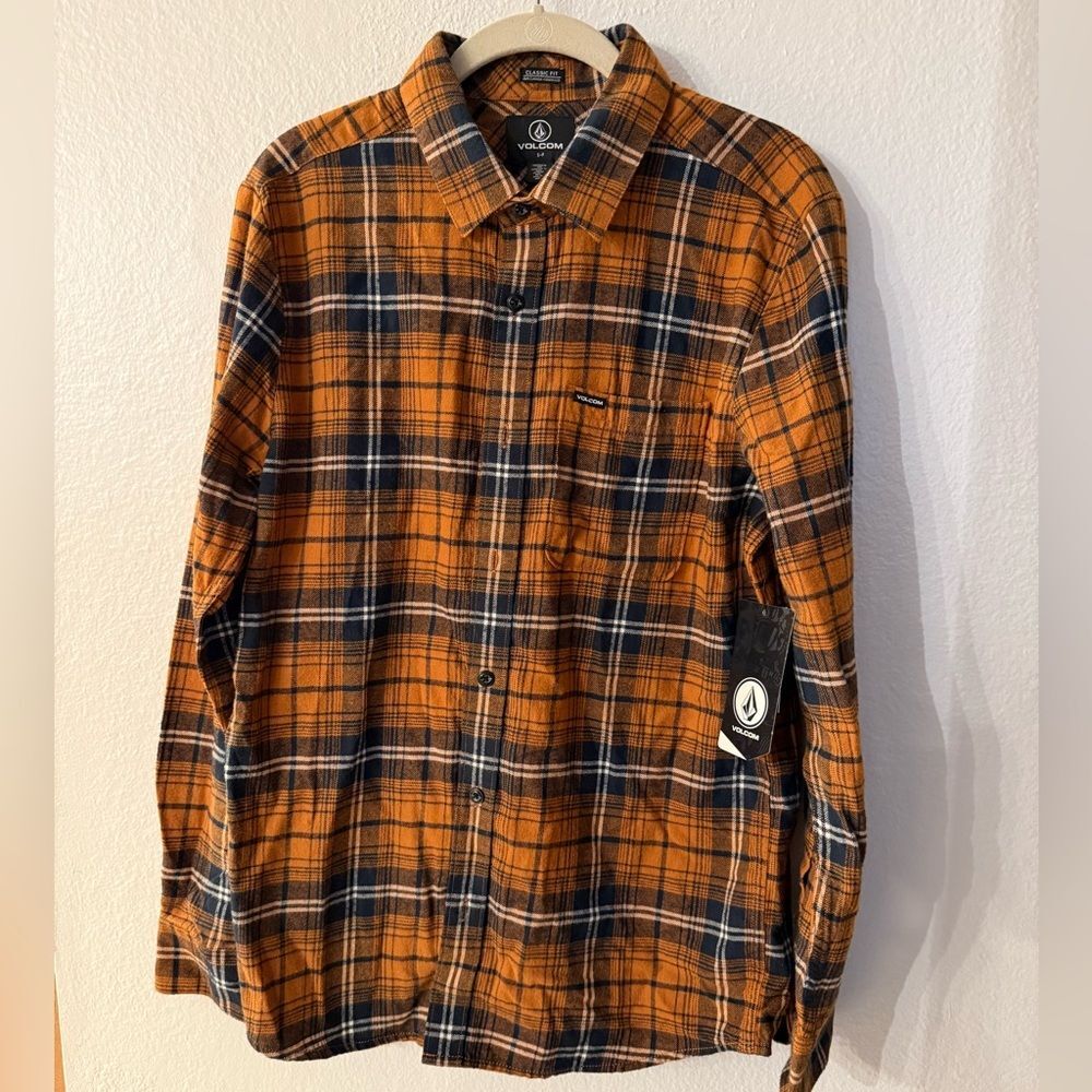 Volcom men’s flannel - brand new with tags